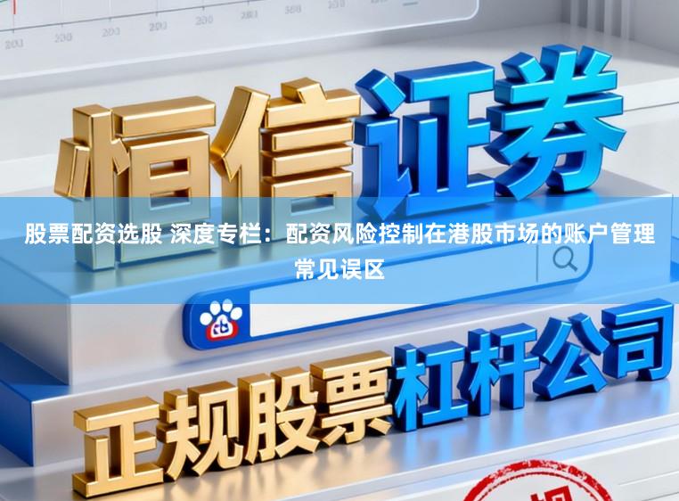 股票配资选股 深度专栏：配资风险控制在港股市场的账户管理常见误区